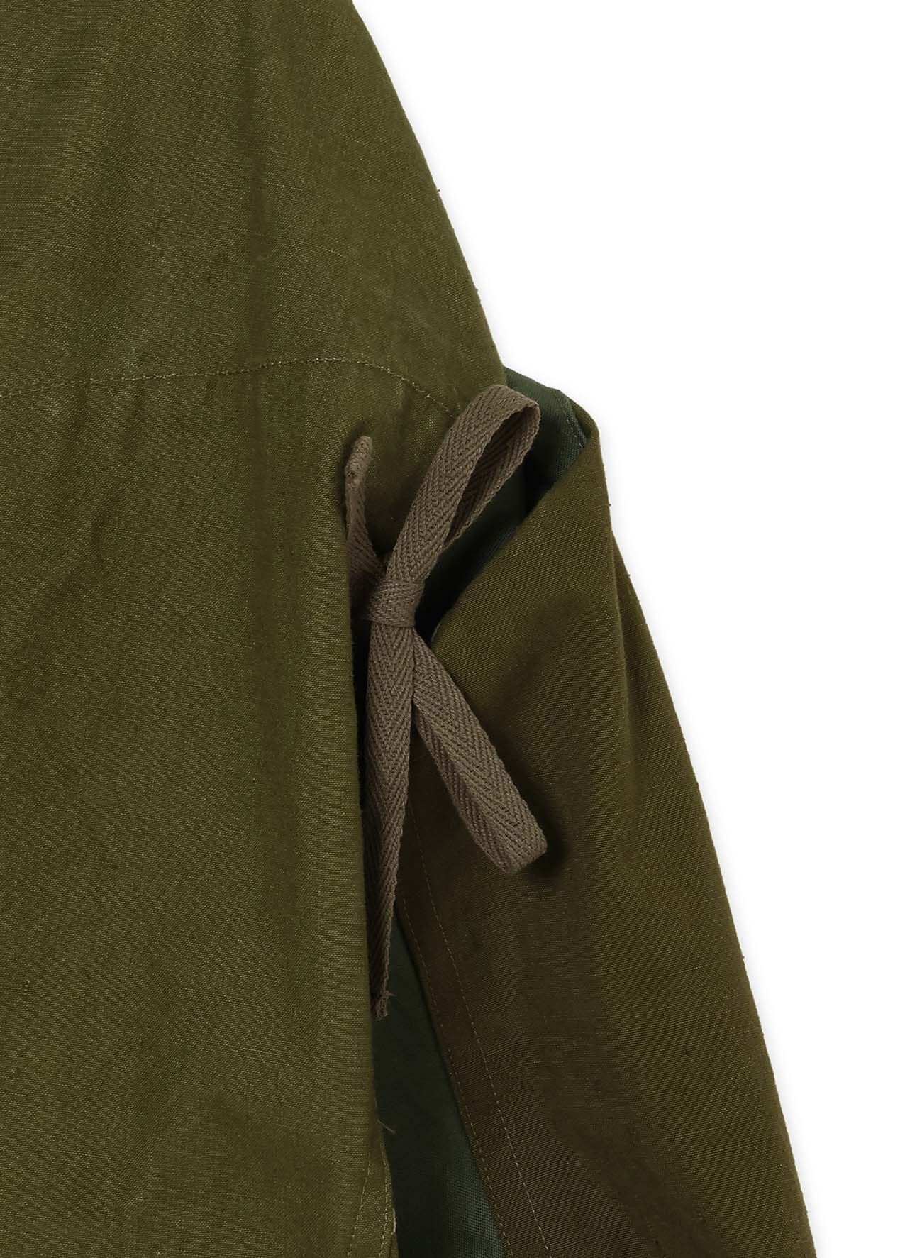 MILITARY TENT CLOTH DROP SLEEVE JACKET