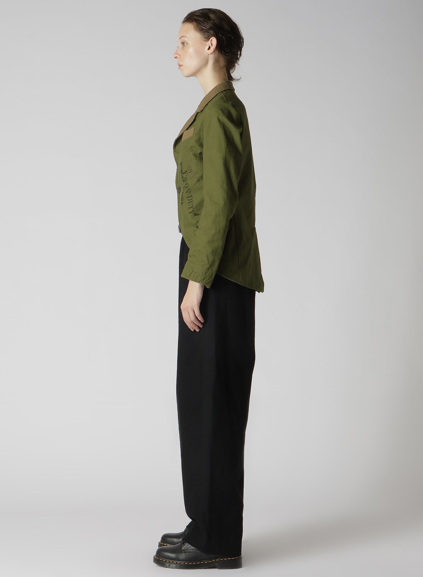 MILITARY TENT CLOTH SWALLOWTAIL TAILORED JACKET