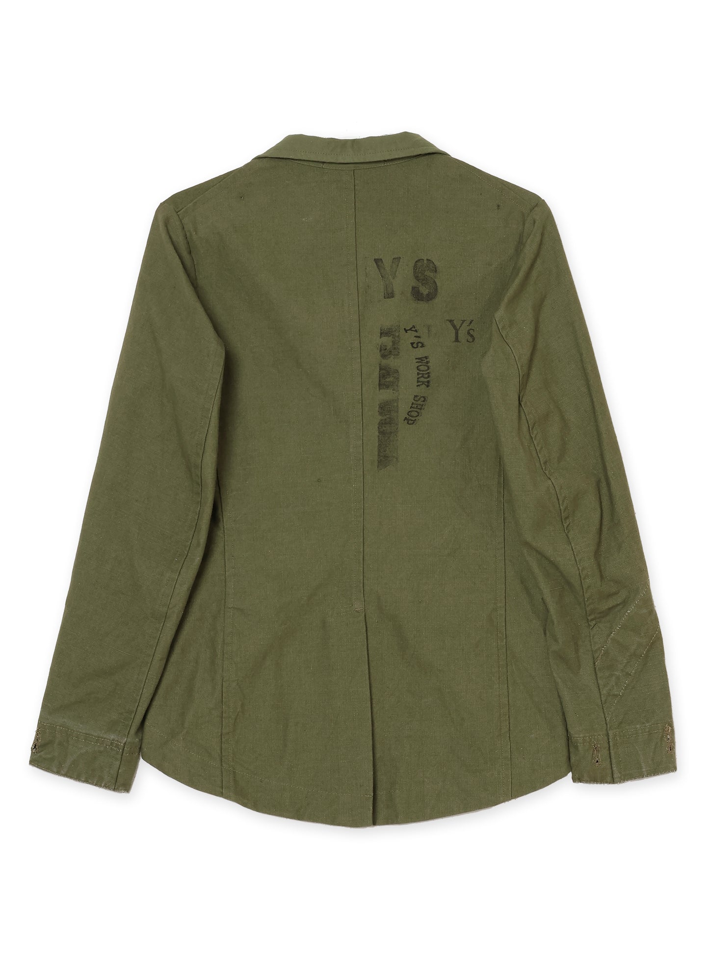 MILITARY TENT CLOTH SWALLOWTAIL TAILORED JACKET