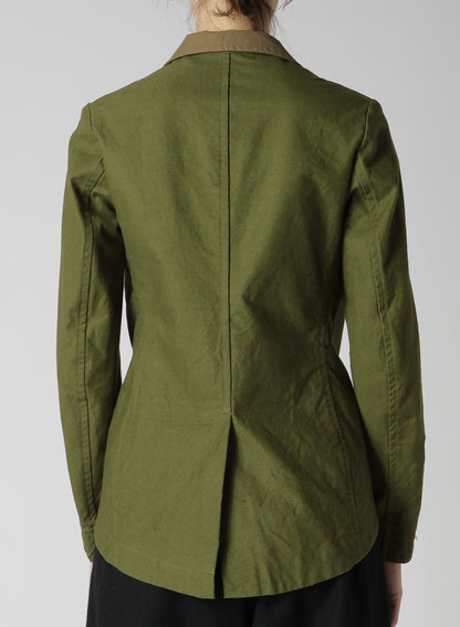 MILITARY TENT CLOTH SWALLOWTAIL TAILORED JACKET