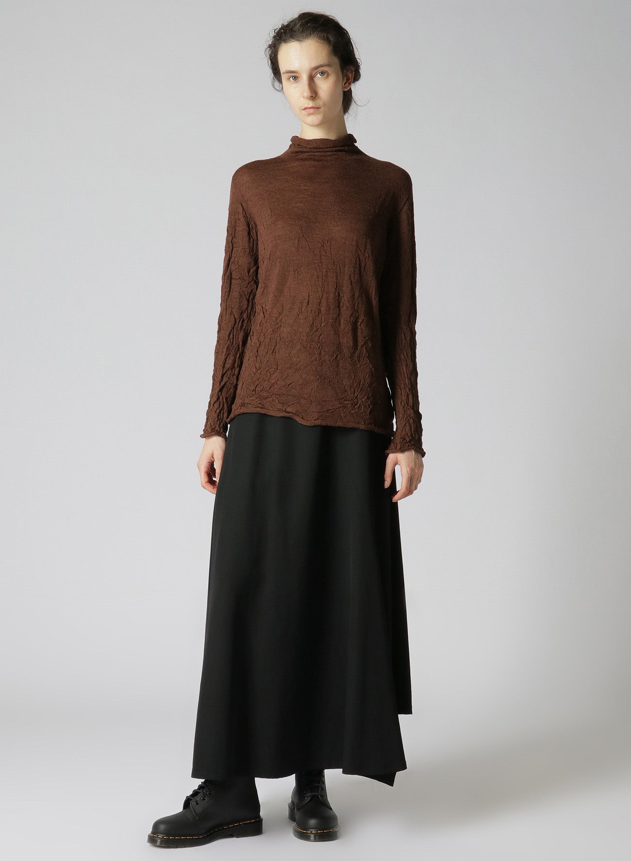 WOOL WRINKLE TURTLENECK