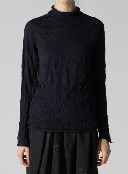 WOOL WRINKLE TURTLENECK