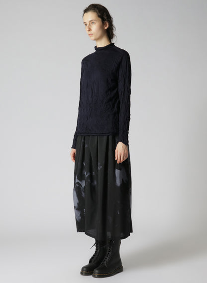 WOOL WRINKLE TURTLENECK