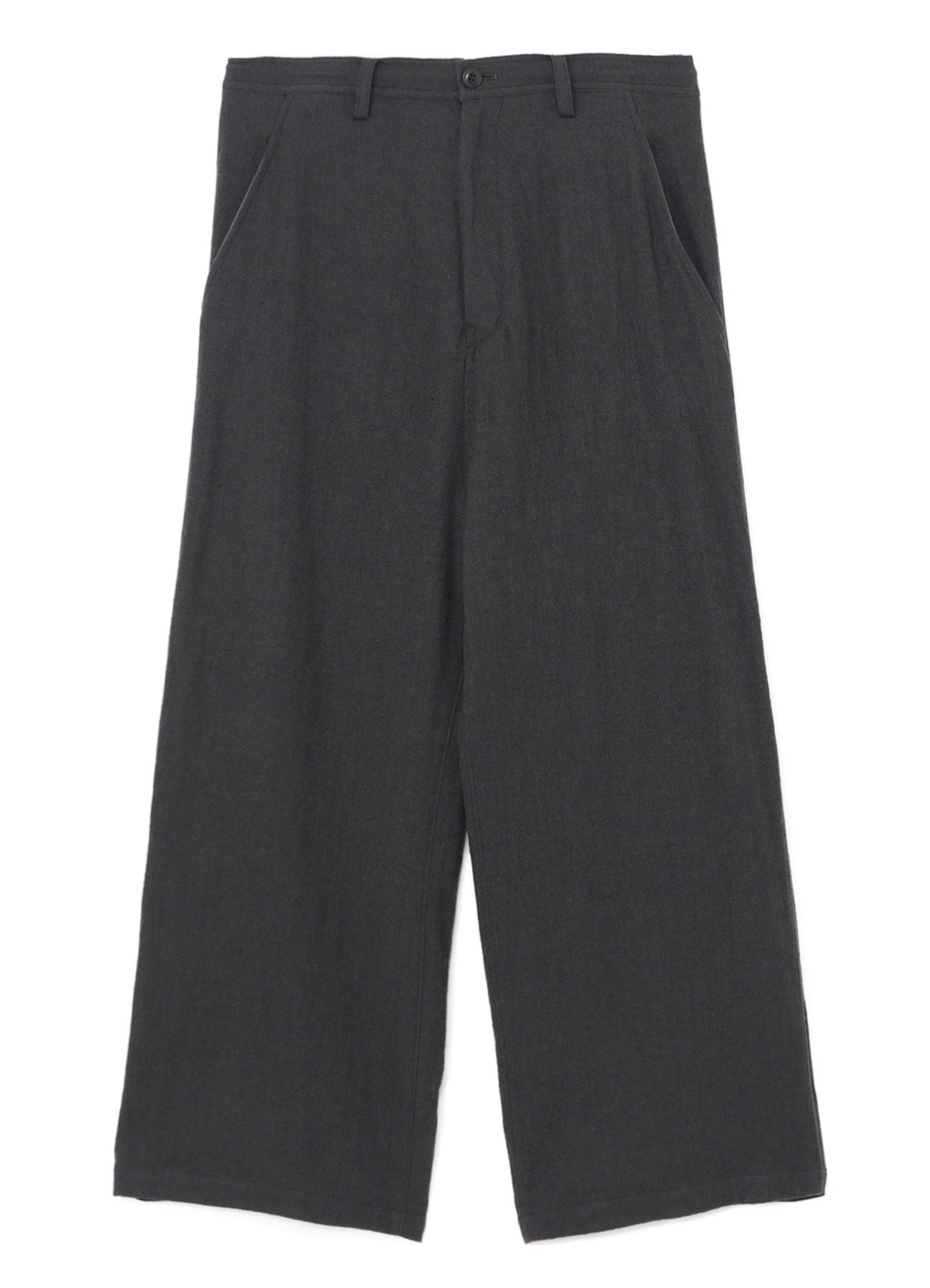 WOOL LONG STRAIGHT PANTS