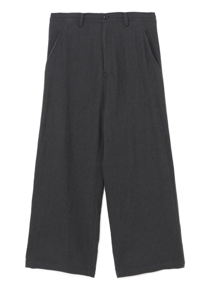 WOOL LONG STRAIGHT PANTS