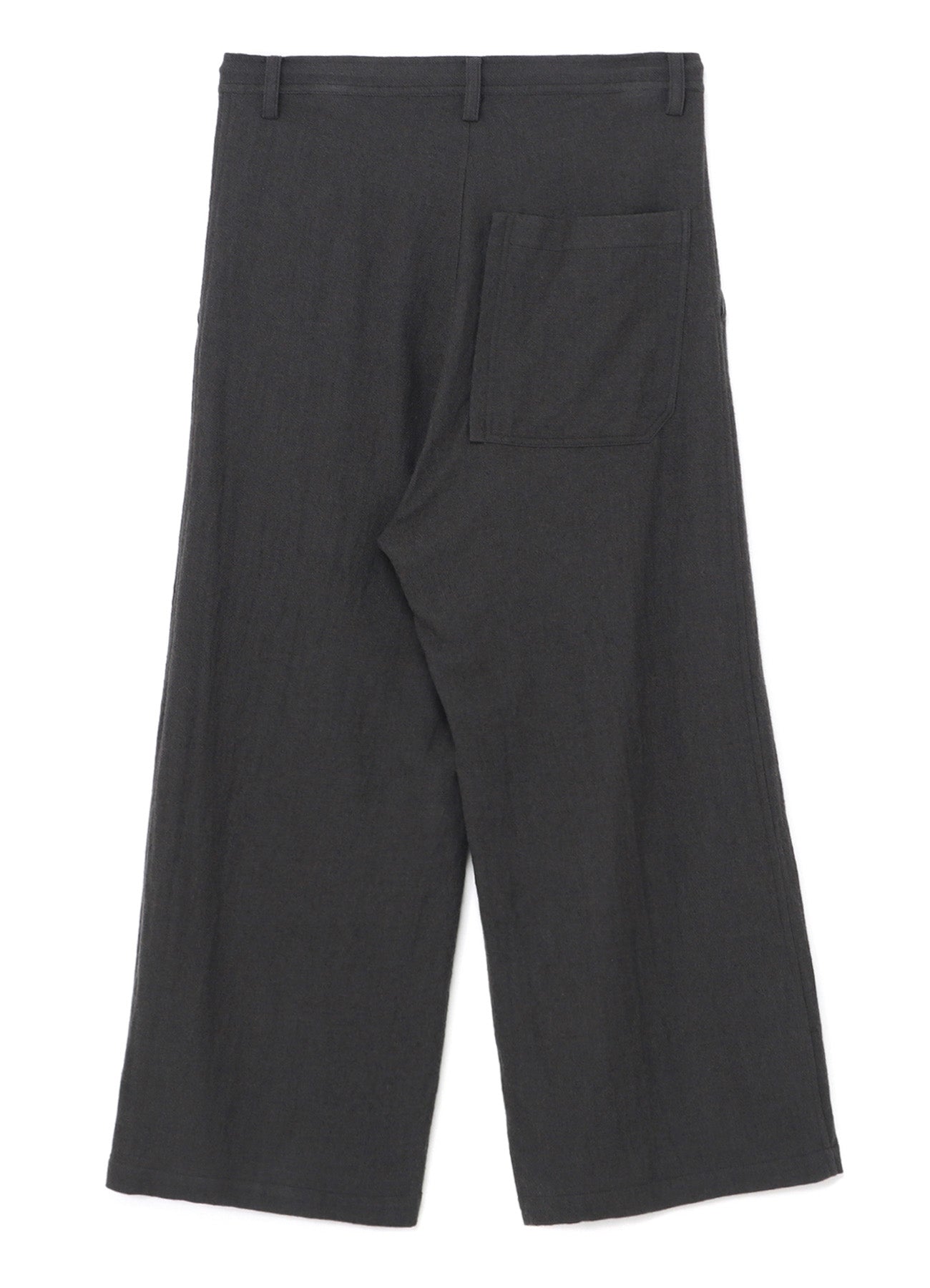 WOOL LONG STRAIGHT PANTS