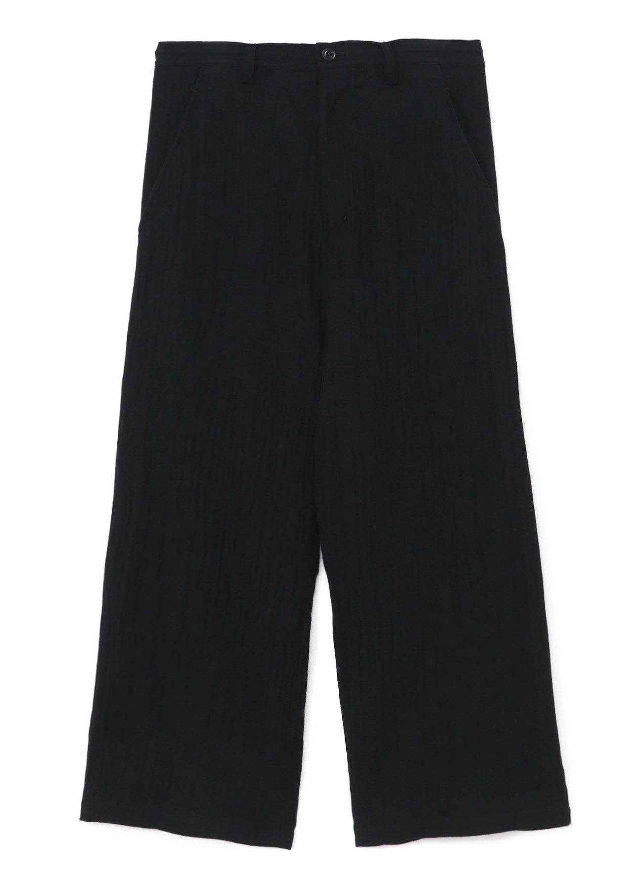 WOOL LONG STRAIGHT PANTS