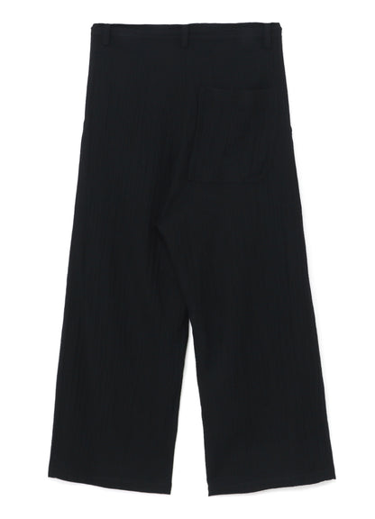 WOOL LONG STRAIGHT PANTS