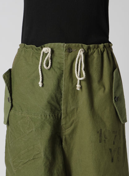 MILITARY TENT CLOTH FOUR POCKETS PANTS