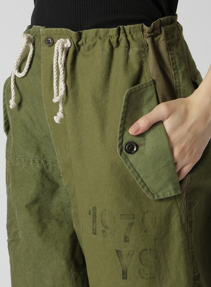 MILITARY TENT CLOTH FOUR POCKETS PANTS