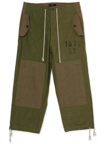 MILITARY TENT CLOTH FOUR POCKETS PANTS