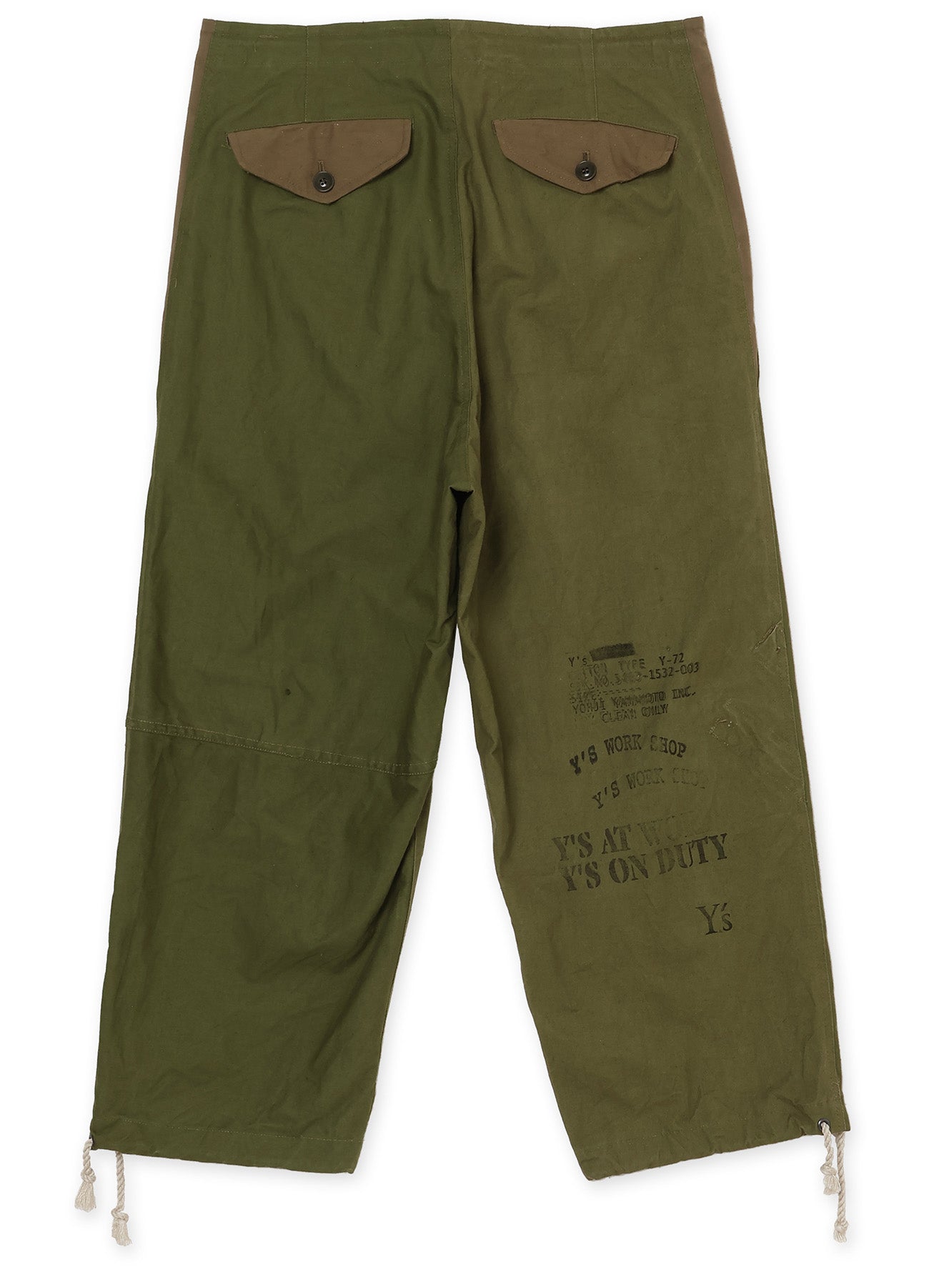 MILITARY TENT CLOTH FOUR POCKETS PANTS