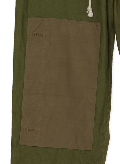 MILITARY TENT CLOTH FOUR POCKETS PANTS