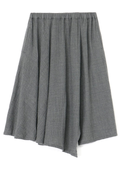 WOOL ASYMMETRIC SKIRT