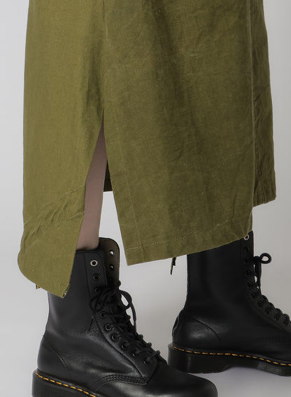 MILITARY TENT CLOTH SUSPENDERS SKIRT