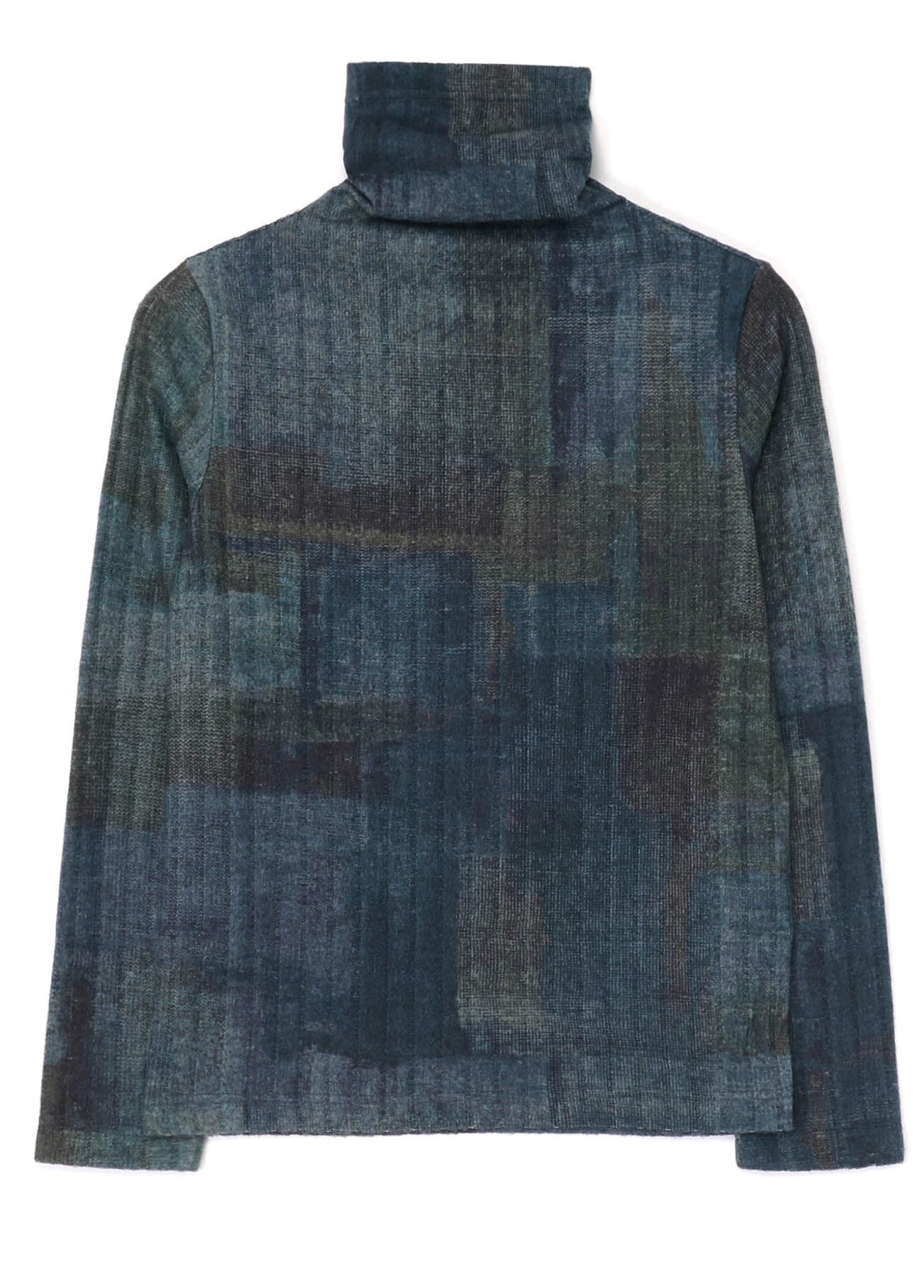 GRADATION PRINT TURTLENECK