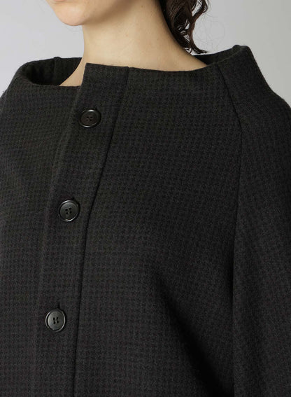 HOUNDSTOOTH JACQUARD 4-BUTTON JACKET