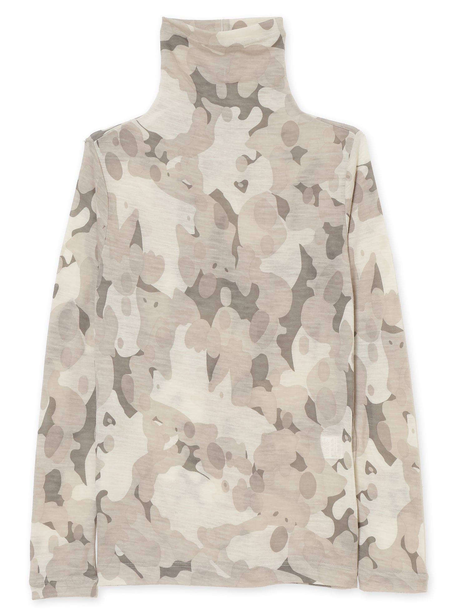 WOOL CAMOFRAGE TURTLENECK