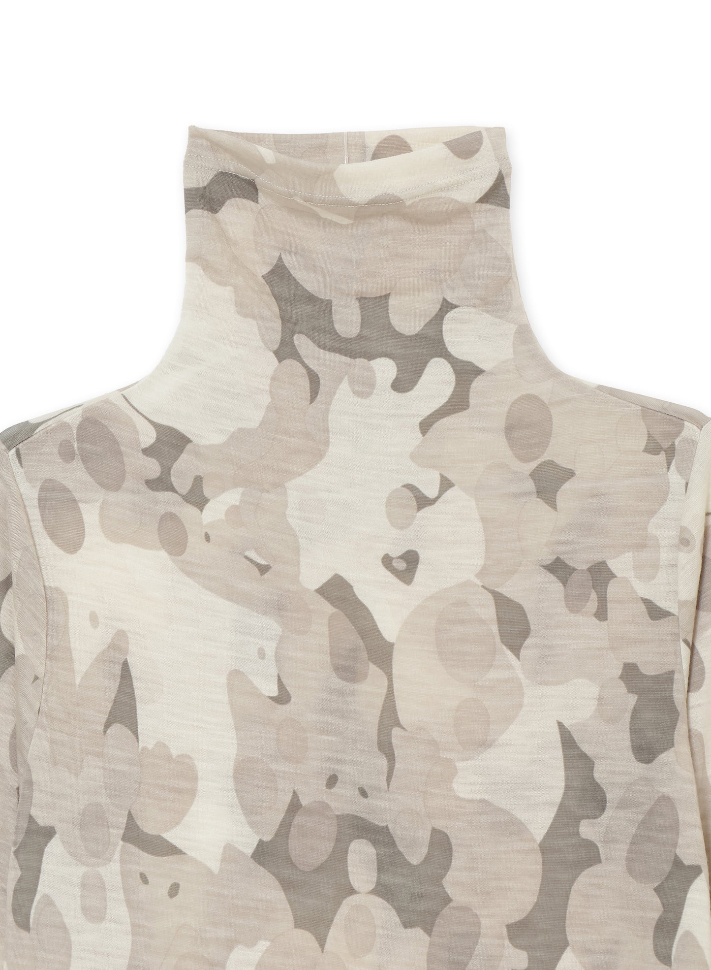 WOOL CAMOFRAGE TURTLENECK