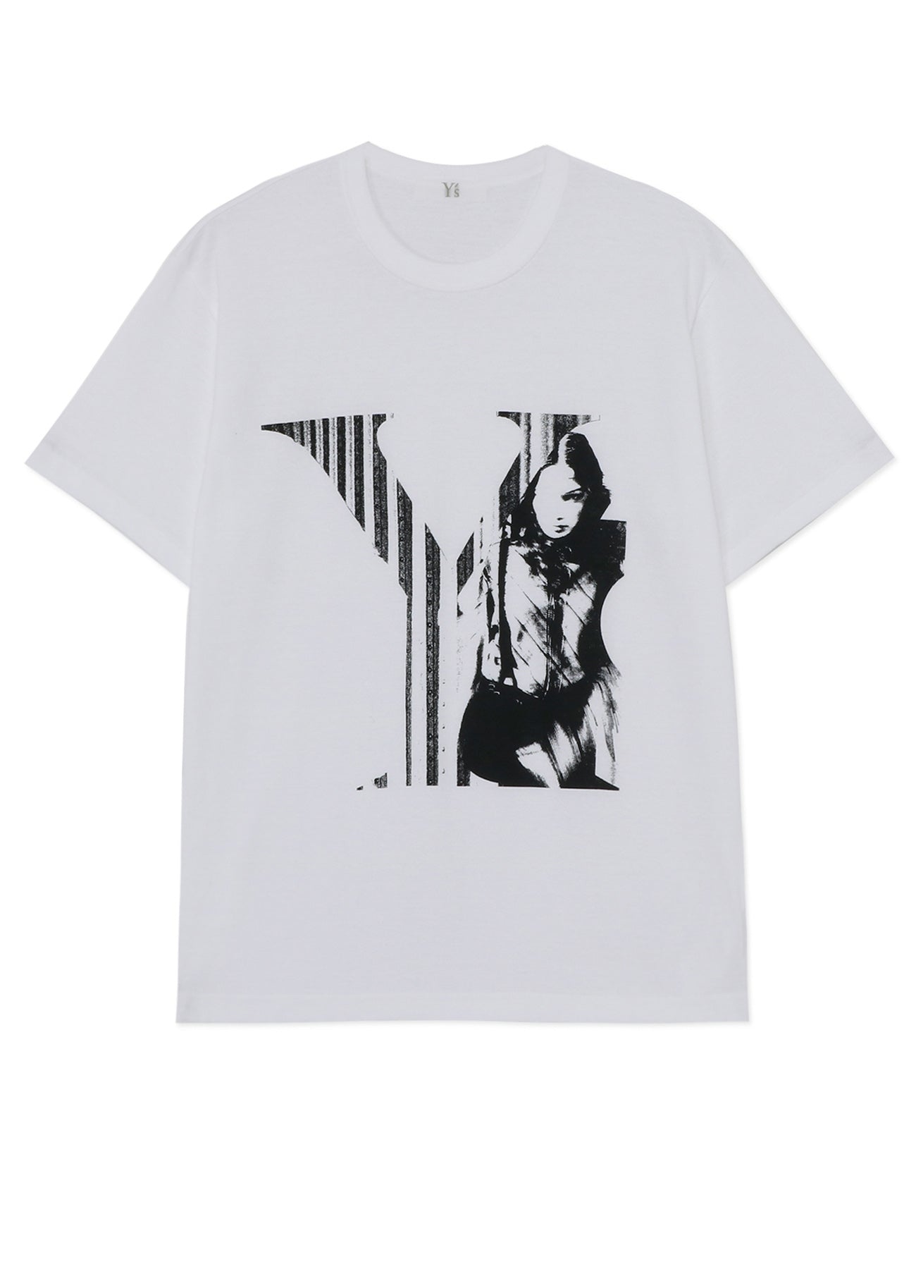 [Y's x MAX VADUKUL]PICTURE PIGMENT SHORT SLEEVE T-SHIRTS