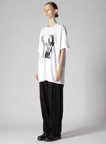 [Y's x MAX VADUKUL]PICTURE PIGMENT SHORT SLEEVE T-SHIRTS