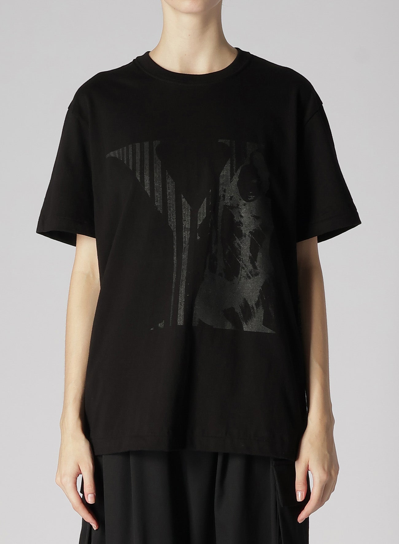 [Y's x MAX VADUKUL]PICTURE PIGMENT SHORT SLEEVE T-SHIRTS