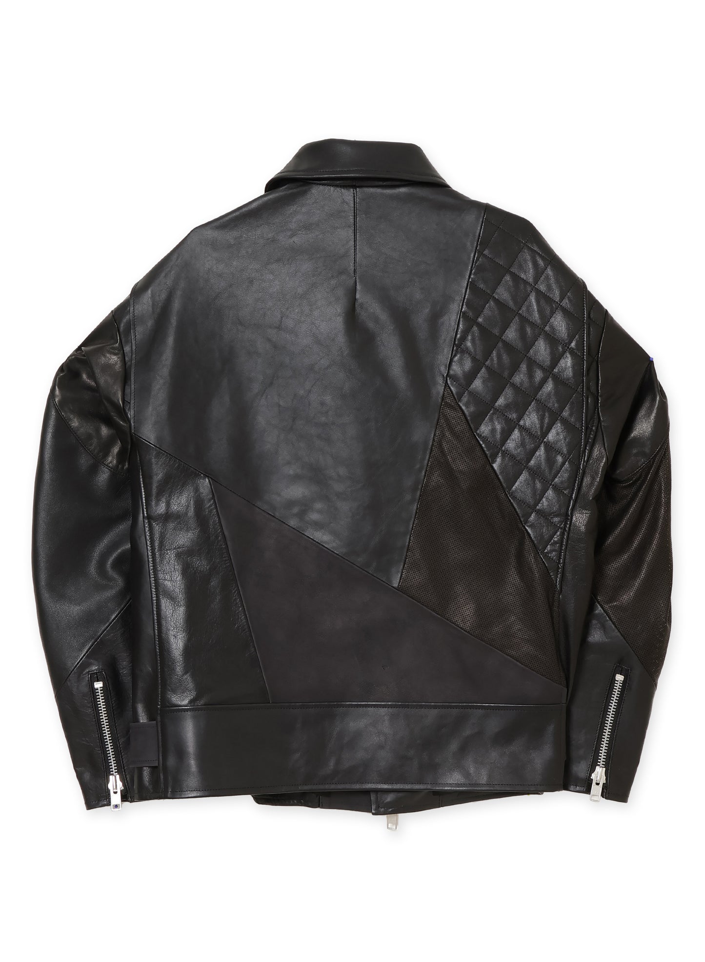 LEATHER PATCHWORK JACKET