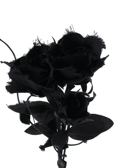 FABRIC FLOWER - WOOL GABARDINE BOUQUET