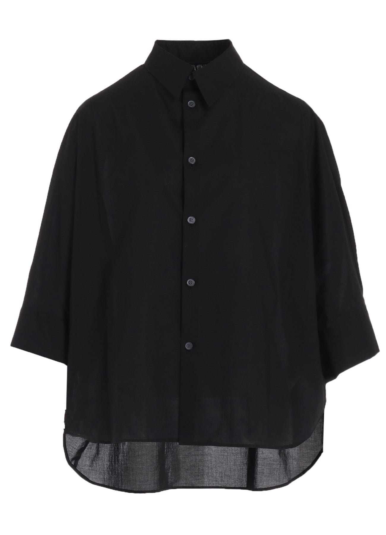 COTTON LAWN CAPE BLOUSE