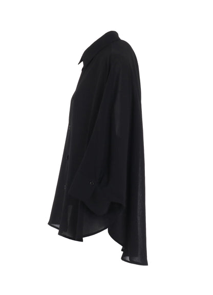 PE/STRONG TWISTED CLOTH CAPE BLOUSE