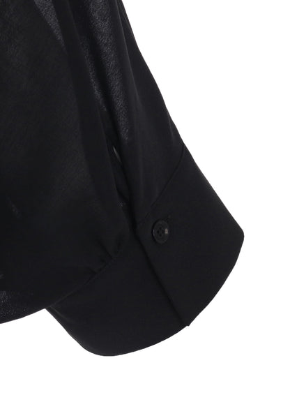 PE/STRONG TWISTED CLOTH CAPE BLOUSE