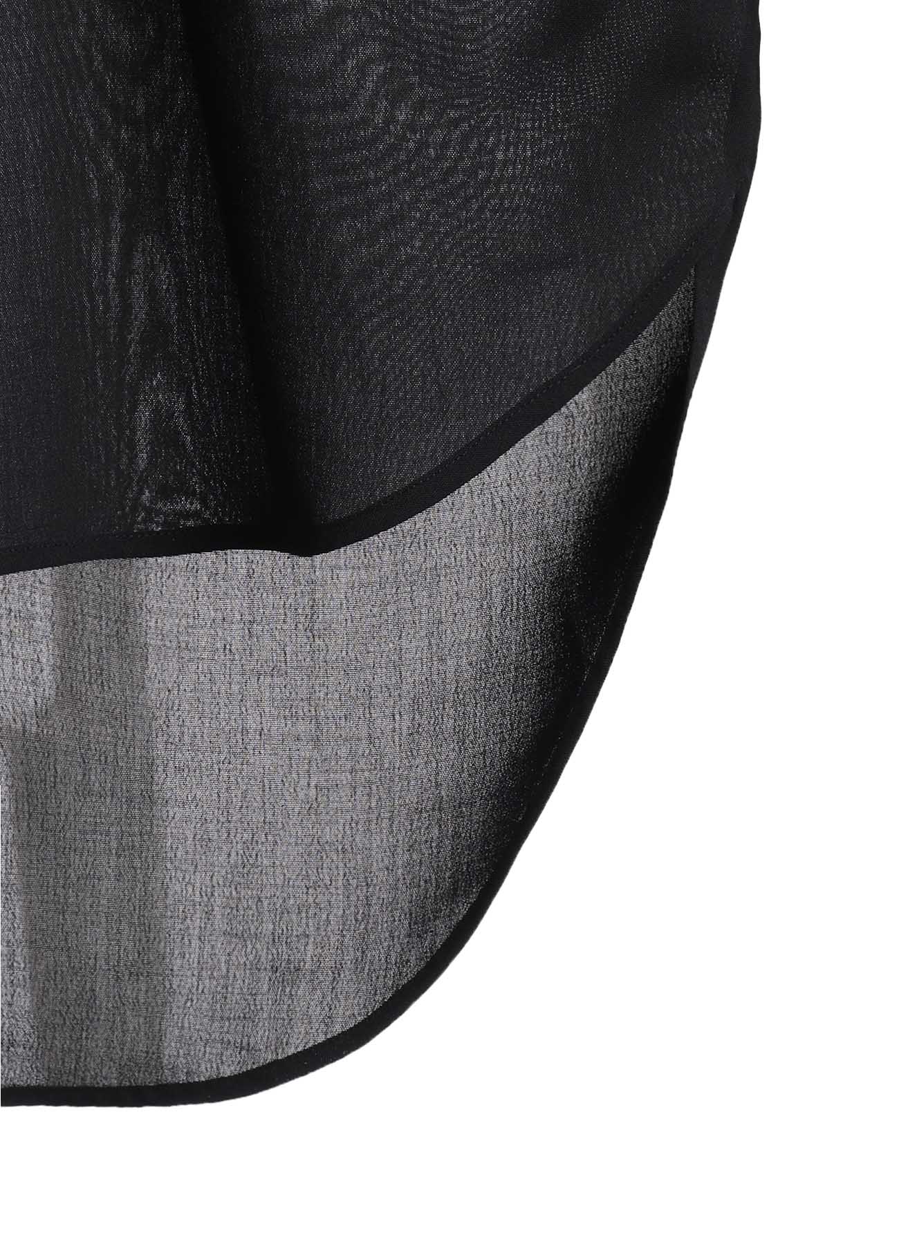 PE/STRONG TWISTED CLOTH CAPE BLOUSE