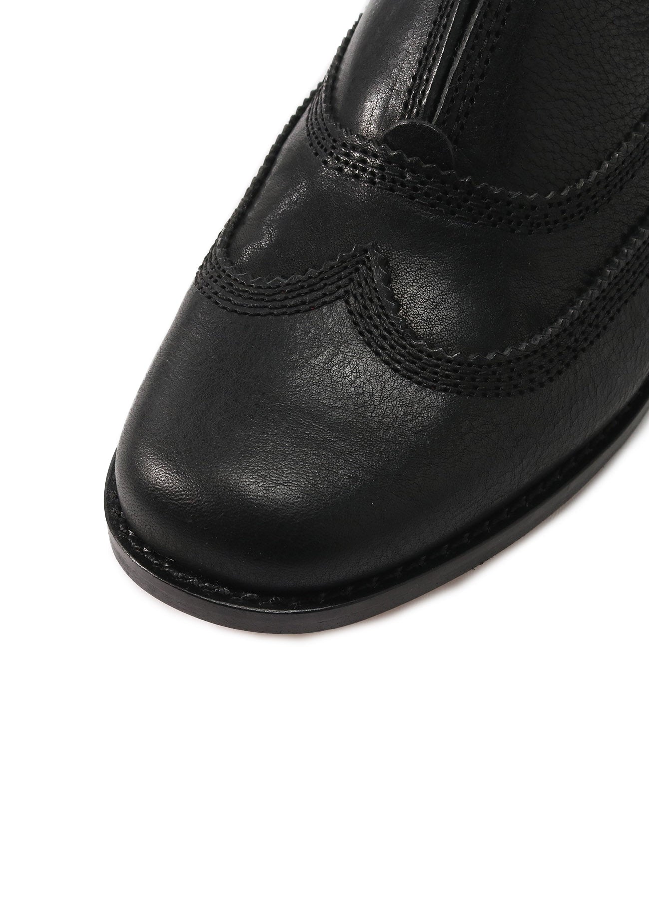 OIL SOFT LEATHER RANDOM STITCH SHOES – THE SHOP YOHJI YAMAMOTO