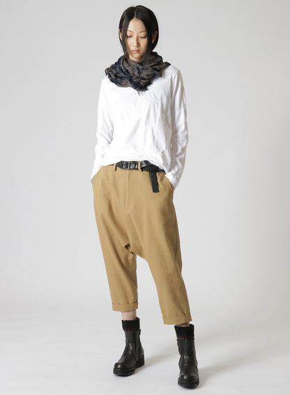 JACQUARD KNIT LEATHER COMBI NORDIC KNITTED BOOTS