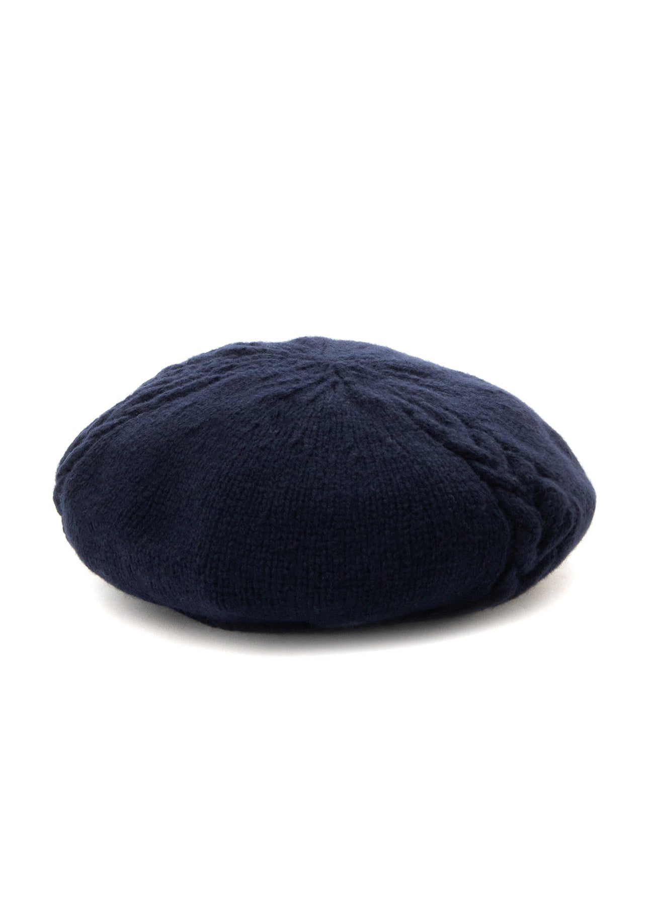 WOOL CABLE KNITTED BERET