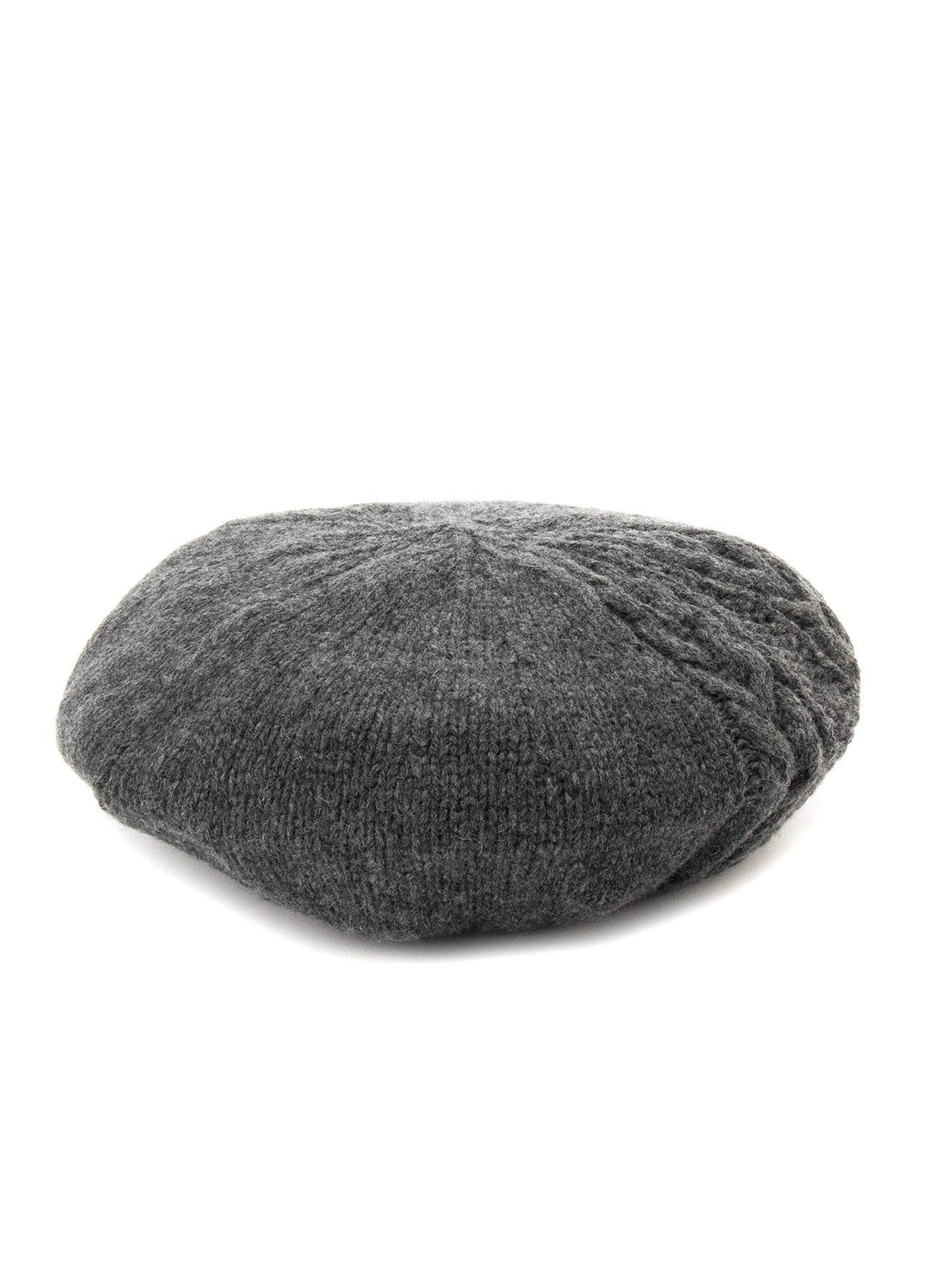 WOOL CABLE KNITTED BERET