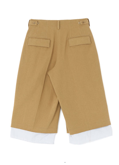 COTTON LINEN SUNDRIED WASHER CUT OF PANTS