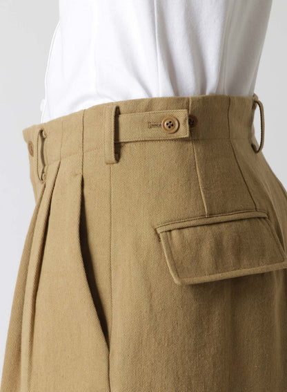 COTTON LINEN SUNDRIED WASHER CUT OF PANTS