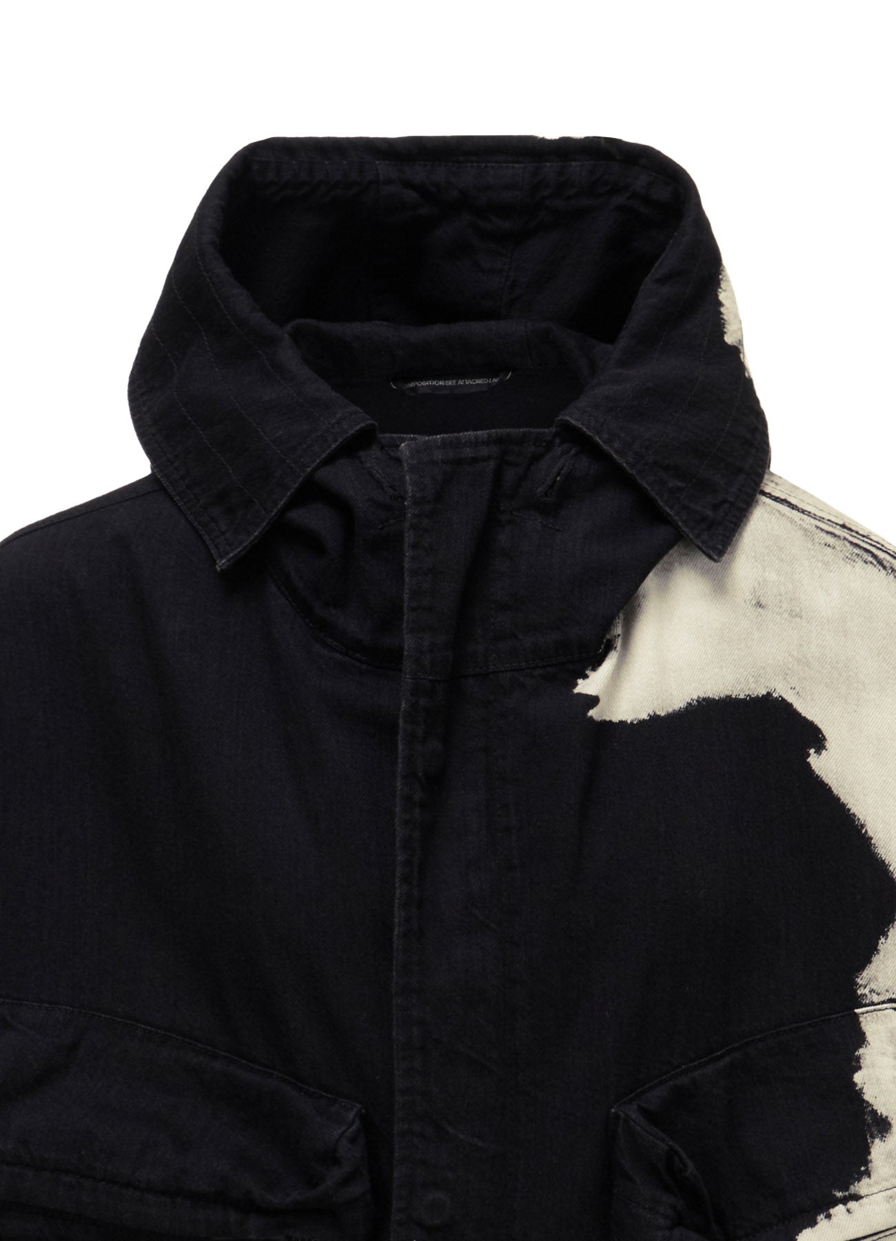 8OZ DENIM BRUSH BLEACH BLOUSON