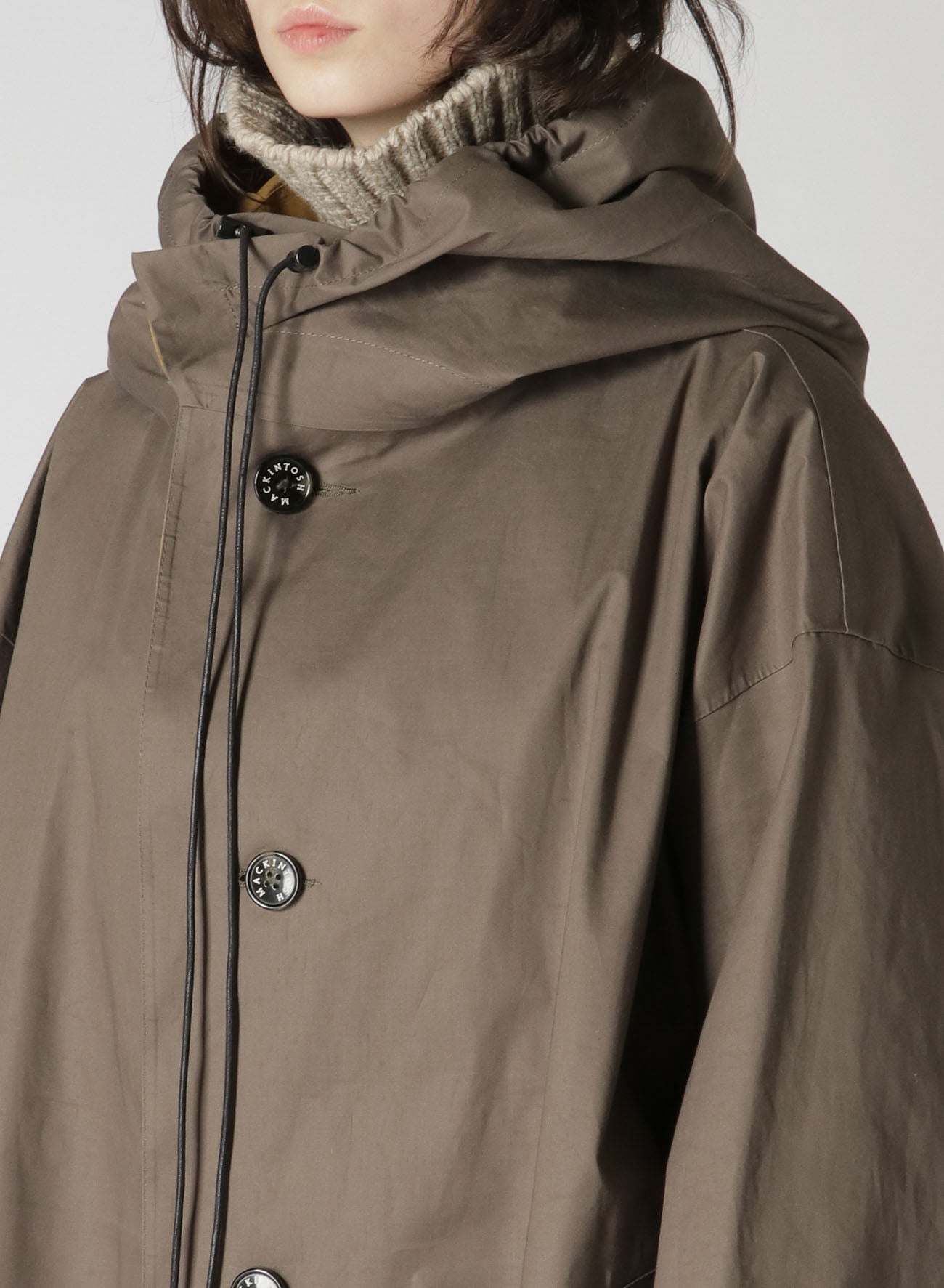 [Y's 1972 - Y’s CRAFTED BY MACKINTOSH]HOODED COAT