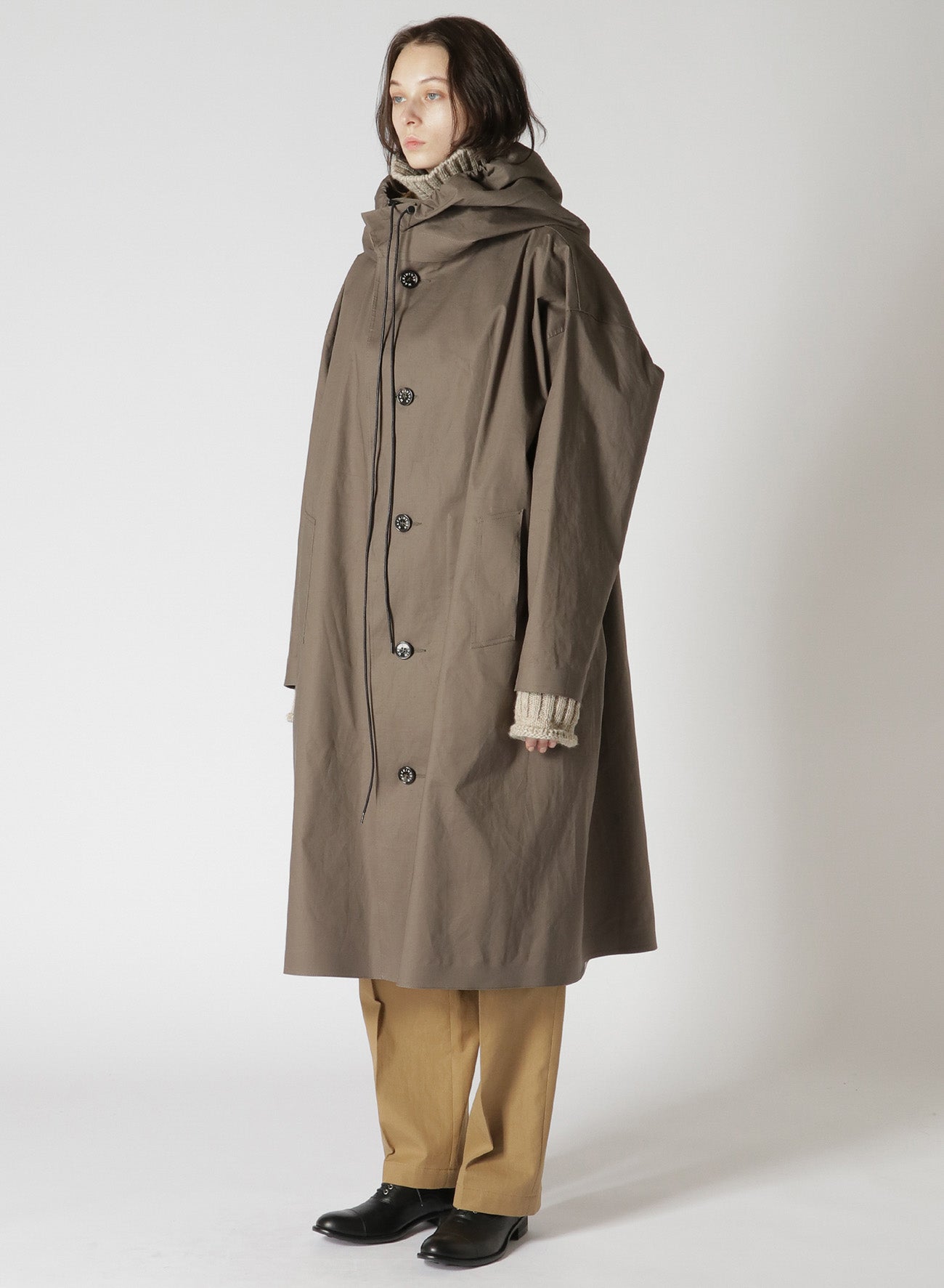 [Y's 1972 - Y’s CRAFTED BY MACKINTOSH]HOODED COAT