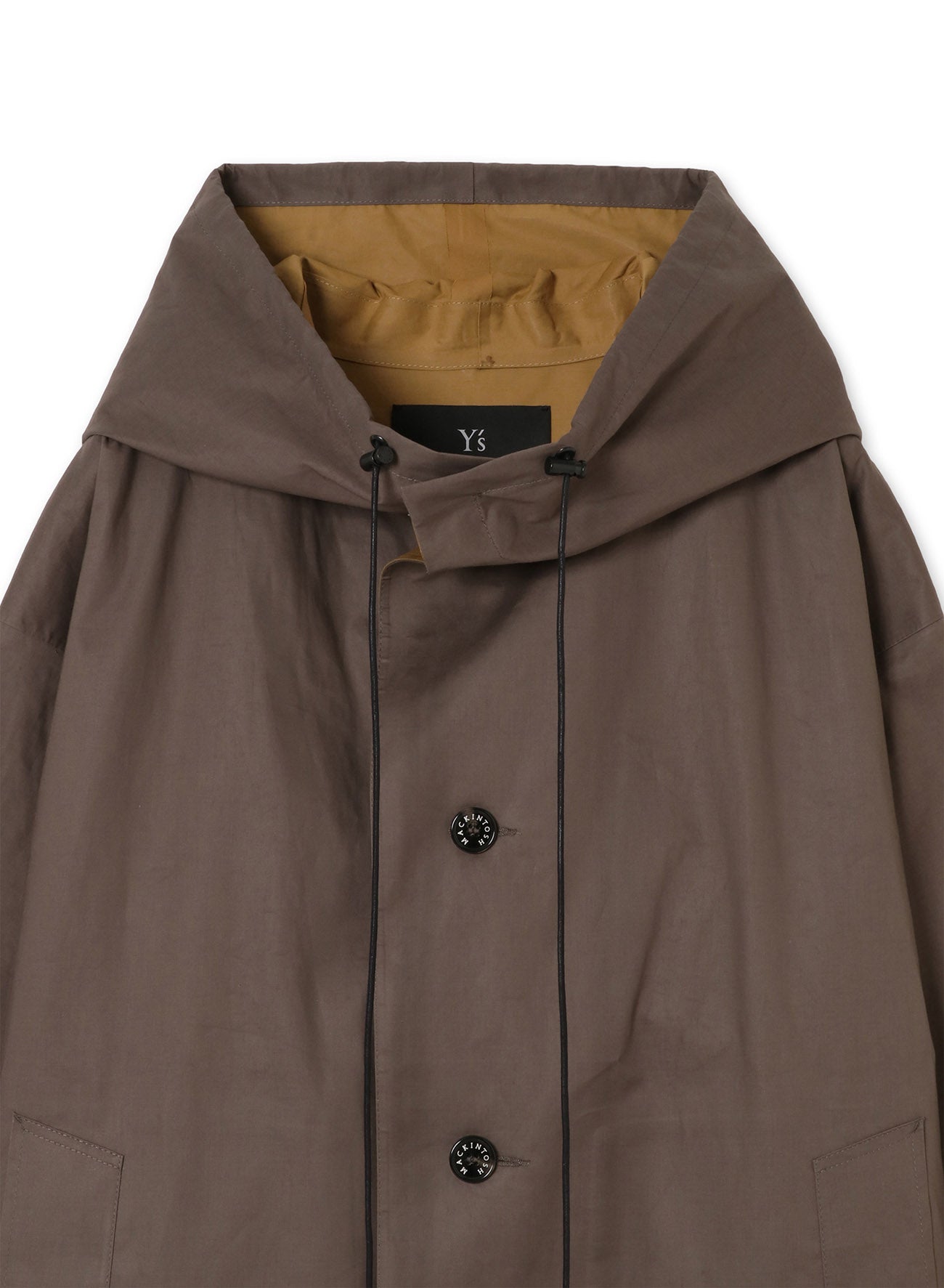 [Y's 1972 - Y’s CRAFTED BY MACKINTOSH]HOODED COAT