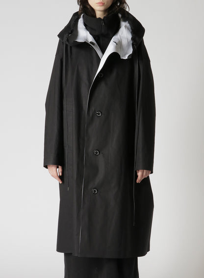 [Y's 1972 - Y’s CRAFTED BY MACKINTOSH]HOODED COAT