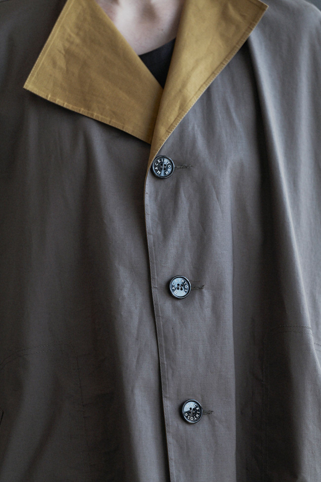 [Y's 1972 - Y’s CRAFTED BY MACKINTOSH]NO COLLAR COAT