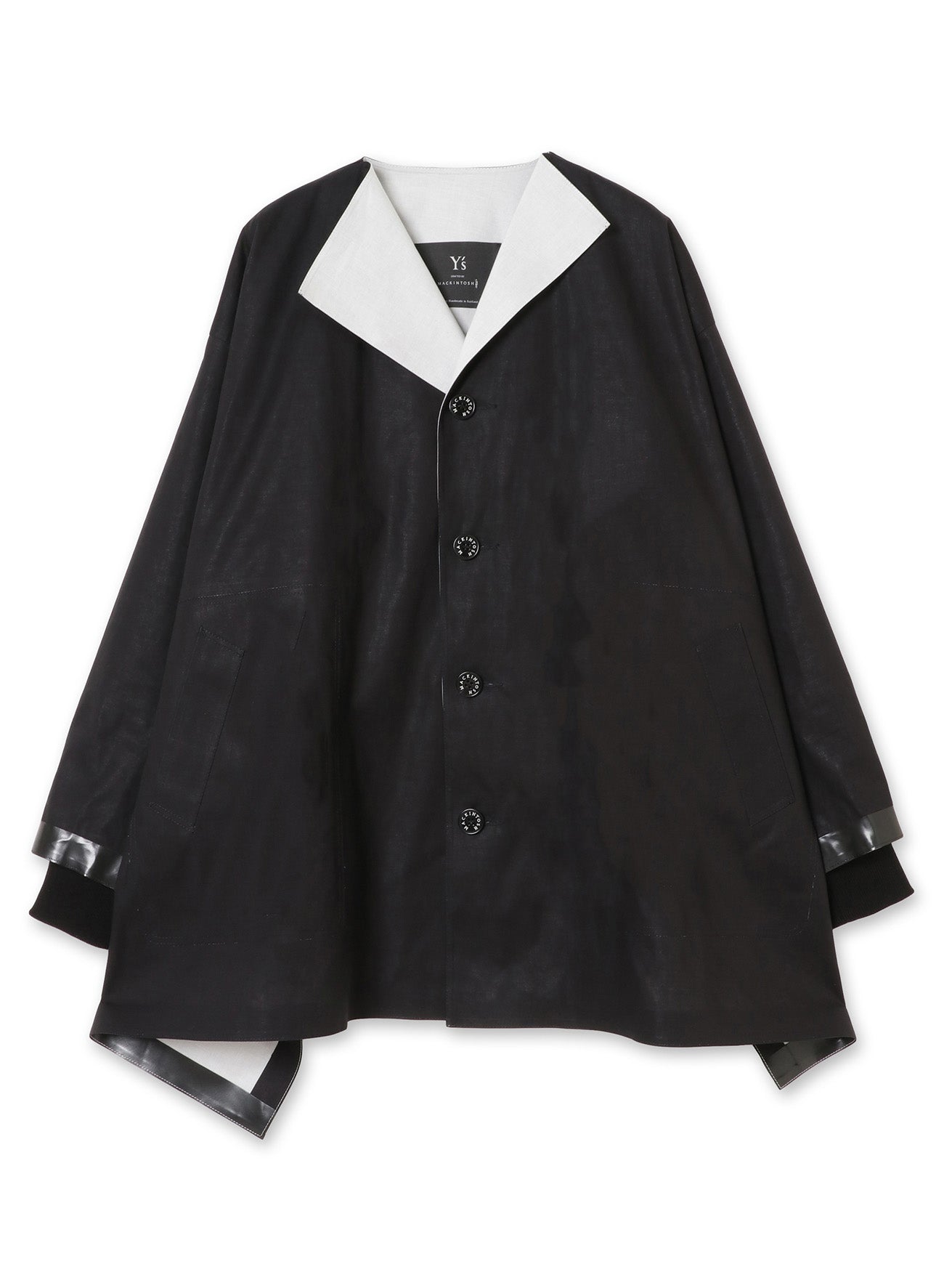 [Y's 1972 - Y’s CRAFTED BY MACKINTOSH]NO COLLAR COAT