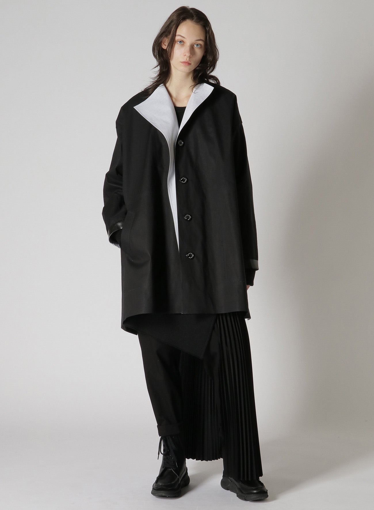 [Y's 1972 - Y’s CRAFTED BY MACKINTOSH]NO COLLAR COAT