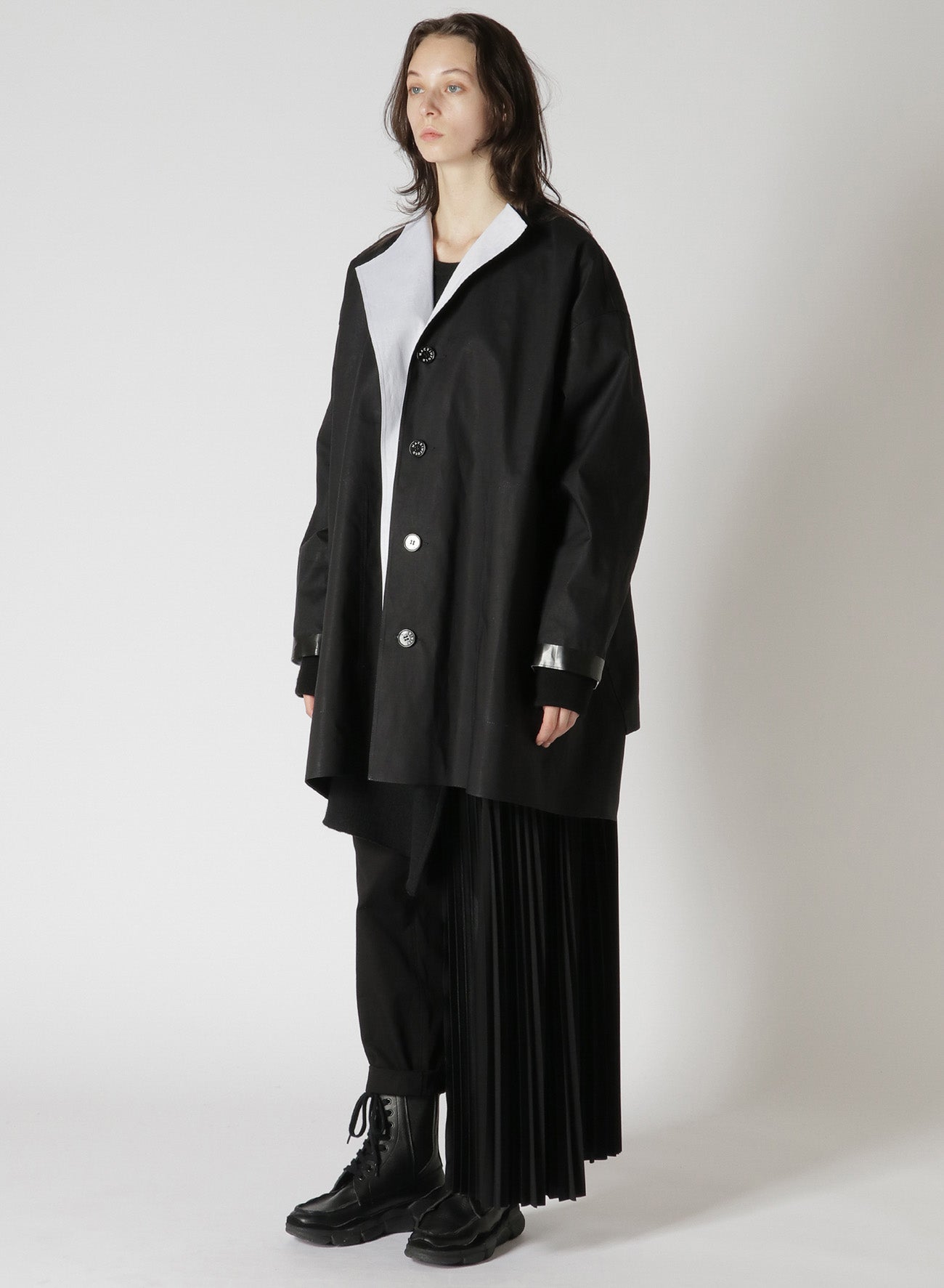 [Y's 1972 - Y’s CRAFTED BY MACKINTOSH]NO COLLAR COAT