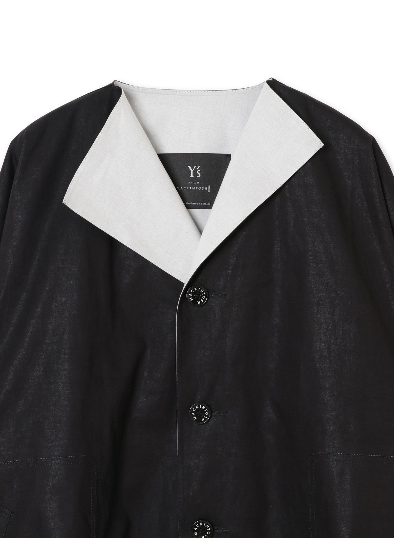 [Y's 1972 - Y’s CRAFTED BY MACKINTOSH]NO COLLAR COAT