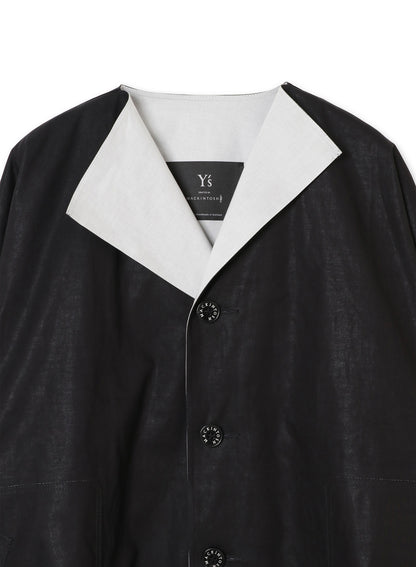 [Y's 1972 - Y’s CRAFTED BY MACKINTOSH]NO COLLAR COAT