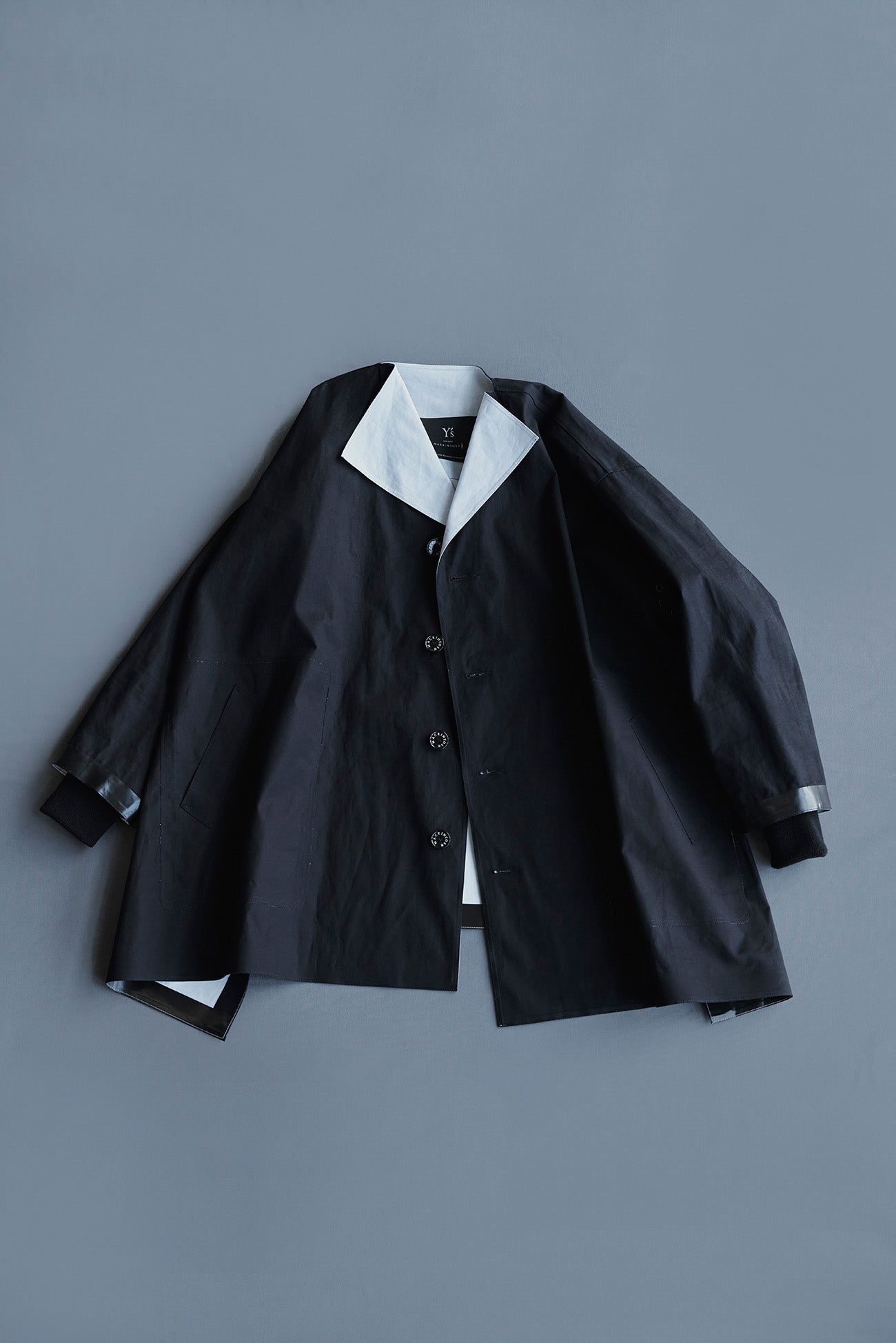 [Y's 1972 - Y’s CRAFTED BY MACKINTOSH]NO COLLAR COAT